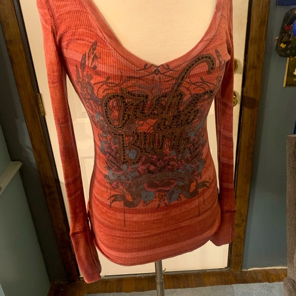 Crash & Burn Tops - Crash & Burn thermal knit top